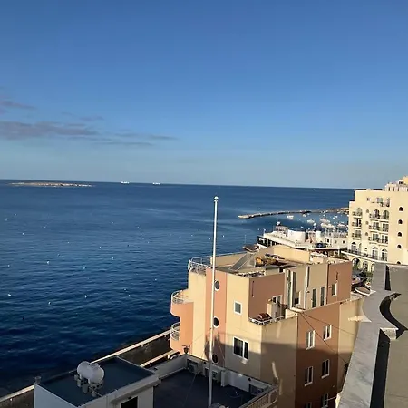 The Sea Across The Road Penthouse 5 Apartment St. Paul's Bay Exterior photo
