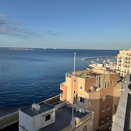 The Sea Across The Road Penthouse 5 Apartment St. Paul's Bay Exterior photo